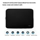 thumbnail image 3 of Funda para portátil Naukay de 13 a 13,3 pulgadas para MacBook/PC, color negro, 3 of 3