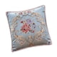 thumbnail image 4 of Funda de almohada europea, funda de cojín, funda de almohada con bordado floral de 18 x 18 pulgadas, funda de cojín para sofá de decoración del hogar Azul, 4 of 5