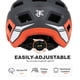 thumbnail image 3 of Casco de bicicleta BATFOX LA303 para hombres, mujeres, adultos y jóvenes, color gris, 3 of 8