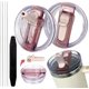 thumbnail image 1 of Tapa para Tumbler HWHIEUAIK 850 ml con Pajilla Plegable – Pack de 2, 1 of 7