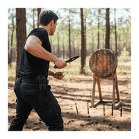 Genérico - Kunai Cuchillo Lanzar Táctico Supervivencia Incluye Funda