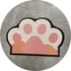 thumbnail image 1 of Alfombra Antideslizante Forma Patita Animal Kawaii, 1 of 2