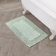 thumbnail image 1 of Tapete de Baño Laura Ashley con Borde de Volantes 100% Algodón Verde 50x85 cm, 1 of 8