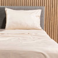 Hebra - Sabanas 200H 1.5P Saten Crudo