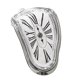 thumbnail image 3 of vintage retro arte novedad reloj de pared de fusión hogar colgante estante decoración plata, 3 of 5