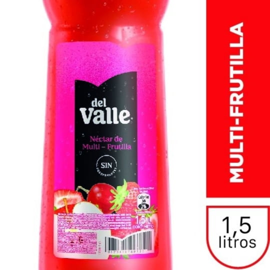 Néctar Multi-frutilla Botella 1,5 L Del Valle