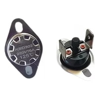 Genérica - 2Pcs Termostatos Compatible Mabe 65 Y 125 Grados Secadoras Compatible Con Mabe, Daewoo, Electrolux, Winia, Fensa, Etc.