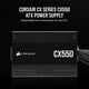 thumbnail image 2 of Fuente de alimentación Corsair CX550 80 Plus Bronze 550W no modular, 2 of 7