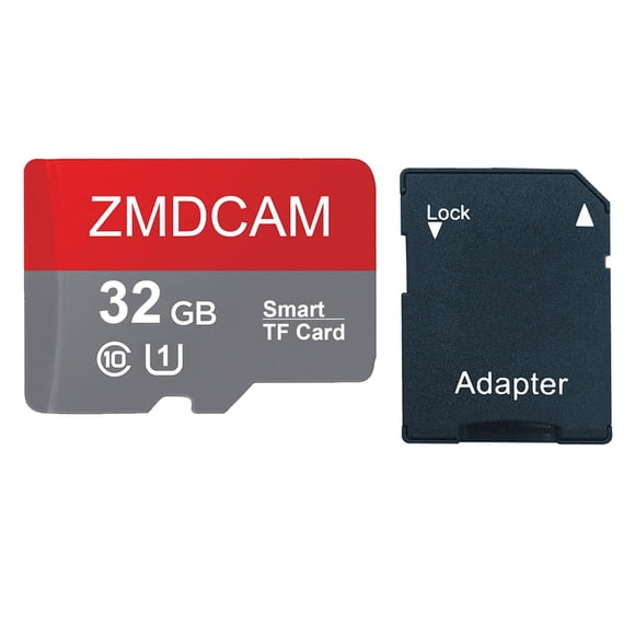 Tarjeta TF ZMDCAM 32 GB UHS‑I U1 Clase 10 con Adaptador SD