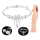 thumbnail image 1 of Pulsera atrapasueños plata con borla de plumas mujer joyas, 1 of 3