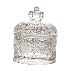 Bothyi - Tarro De Cristal Con Tapas, Decoración, Tarro De Cristal Para Dulces, Aperitivos, Diadema, Accesorios Para El Cabello