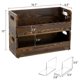thumbnail image 5 of Almacenamiento de CD MyGift 2 unidades 42 × 17 × 29 cm Madera apilable, 5 of 7