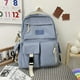 thumbnail image 3 of New Kids Backpacks Solid Soft Large capacity Canvas School Bag for Middle and High School Students Boy Girls Book Bag, 3 of 3