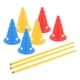 thumbnail image 2 of Hurdle Cones Course Coordination Training Multifuncional Agility Slalom Training Agility Equipment Set para fútbol Entrenamiento de fútbol Deportes, 2 of 5