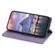 thumbnail image 4 of Funda tipo cartera con bloqueo RFID para Xiaomi 14 Pro Con tapa abatible, portatarjetas, cierre magnético, TPU y soporte Morado, 4 of 6