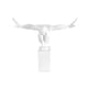 thumbnail image 2 of Adorno Escultura Atleta En Equilibrio Minimalista Blanco, 2 of 6