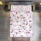 thumbnail image 1 of Cartoon Hello Kitty Bow 3 Pieces Duvet Cover Set Full Size Super Soft Fade Resistant Microfiber, 1 of 4