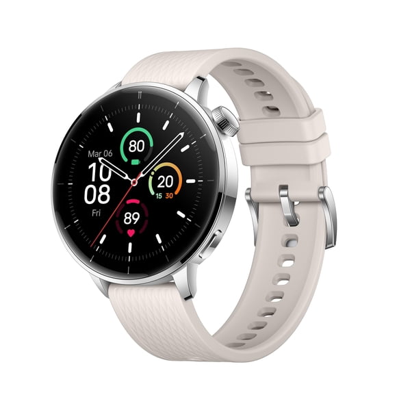 Reloj inteligente OnePlus Watch 3 de 43 mm, acero plateado, WearOS, 32 GB