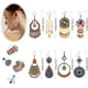 thumbnail image 3 of Aretes Hicarer, 8 pares, estilo vintage boho colgantes, 3 of 6
