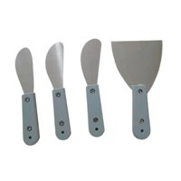 Magideal - 4 Aplicadores De Masilla Para Juntas, Espátulas, Herramientas Prácticas Para Acabado De Juntas, Esparcidores De Masilla De Metal Para Zócalos Y Ventan