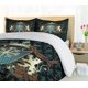 thumbnail image 5 of Indie Duvet Cover Set Group of Funky Monsters Society Different Expressions Abstract Groovy Doodle Style Decorative 3 Piece Bedding Set, 5 of 5