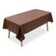 thumbnail image 1 of Mantel De Hule Mesa Rectangular Diseño Liso 140x180cm marron 0, 1 of 4