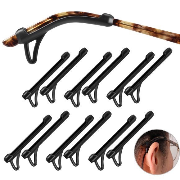 Ganchos de silicona antideslizantes para orejas de gafas SMARTTOP – 6 pares
