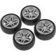 thumbnail image 2 of Set de Ruedas RC Htppzjr 48mm Goma 4 Unidades Universal, 2 of 3