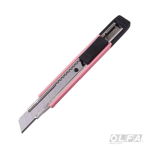 Olfa - Cuchillo De 12,5 Mm. Rosado