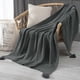 thumbnail image 1 of Manta Nordica Con Borlas Tejida Frazada Decorativa 127x172cm Gris, 1 of 3
