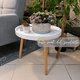 thumbnail image 2 of Mesa de centro lateral redonda Magic - Blanco, 2 of 3
