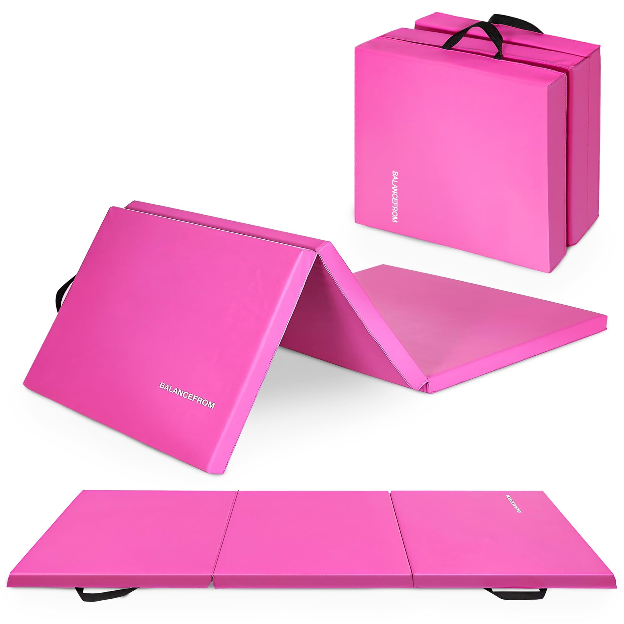 Balancefrom - Colchoneta De Gimnasia Balance De 183 X 61 Cm, 3 Paneles, Plegable, 5 Cm De Grosor