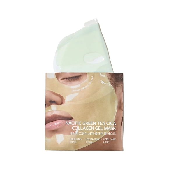 Green Tea Cica Collagen Gel Mask - 1 unidad