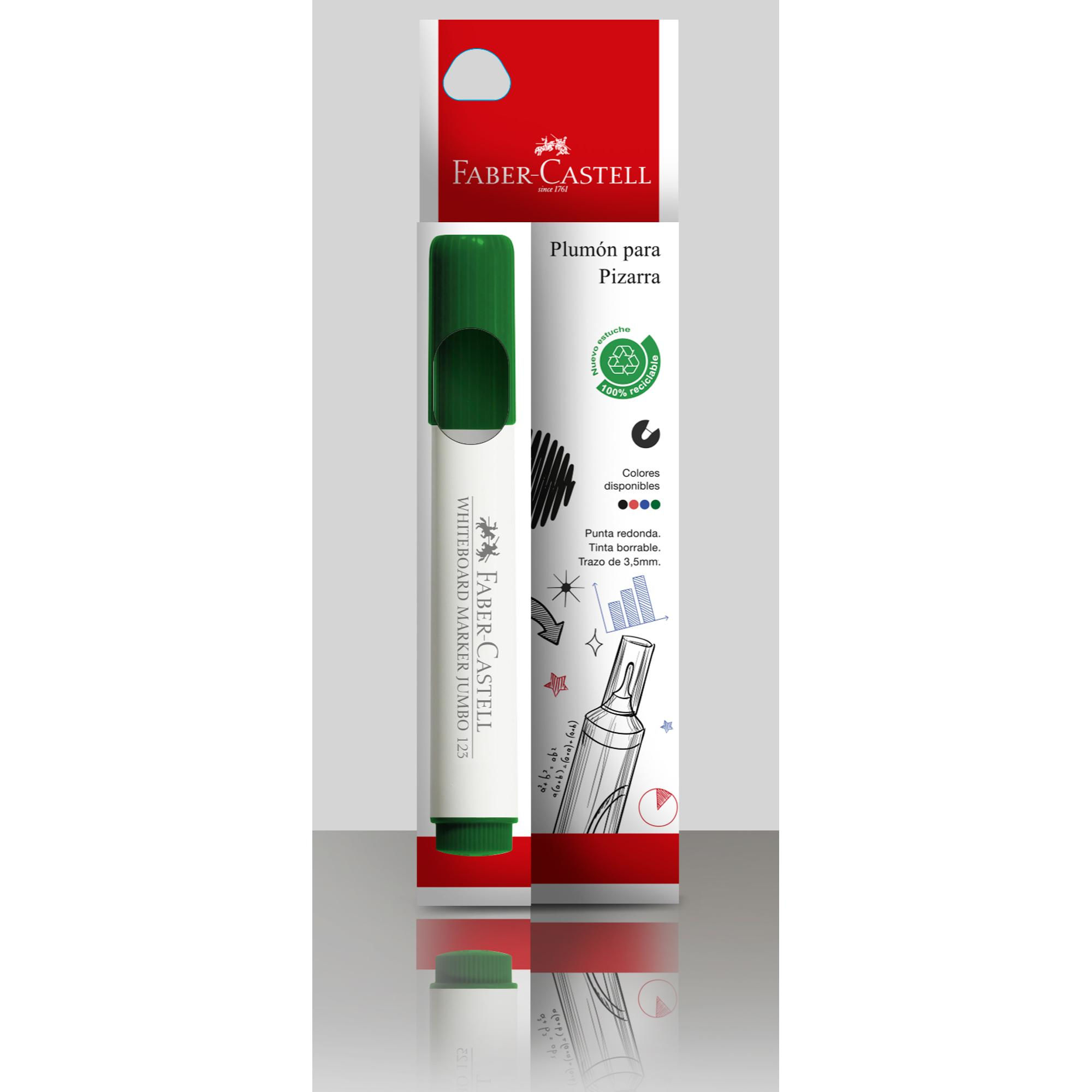Marcador De Pizarra Verde Faber-Castell