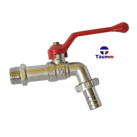Llave De Bola Para Lavadero O Jardín De 1/2  Taumm