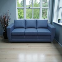 Diseños Valestrini - Sofa Sodi Tres Cuerpos Lino Azul