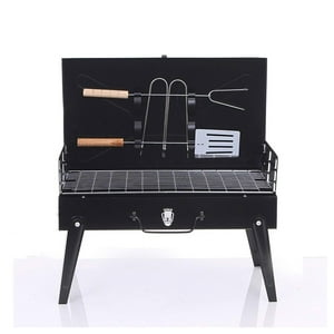 Global Latin - Parrilla Portátil A Carbón Tipo Maleta