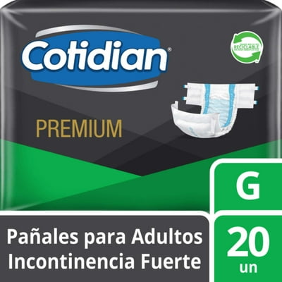 Pañales De Adulto Premium G 20 Un Cotidian