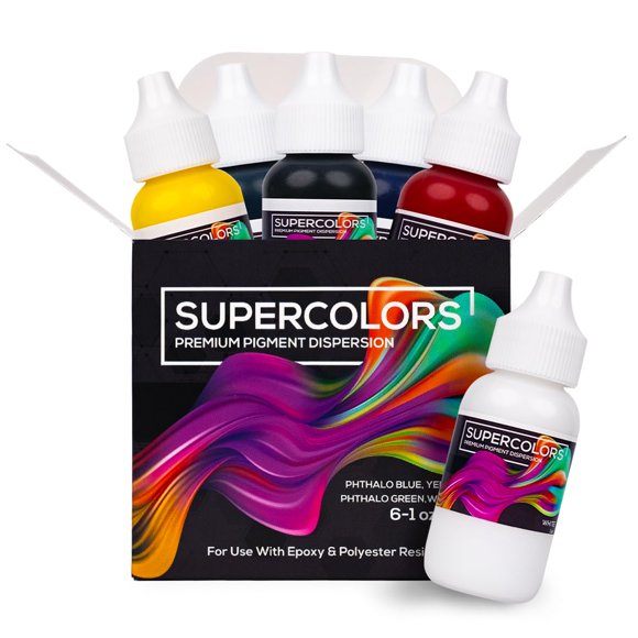 Pigmento Epoxi Superclear Set de 6 Colores 170 ml