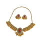thumbnail image 2 of Conjunto De Aretes De Collar Vintage Magnífico De Moda Para Fiesta De Aniversario De Graduación Rojo, 2 of 5