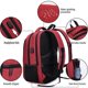 thumbnail image 5 of Mochila de viaje para portátil Monsdle, antirrobo, USB 15.6 pulgadas, roja, 5 of 6