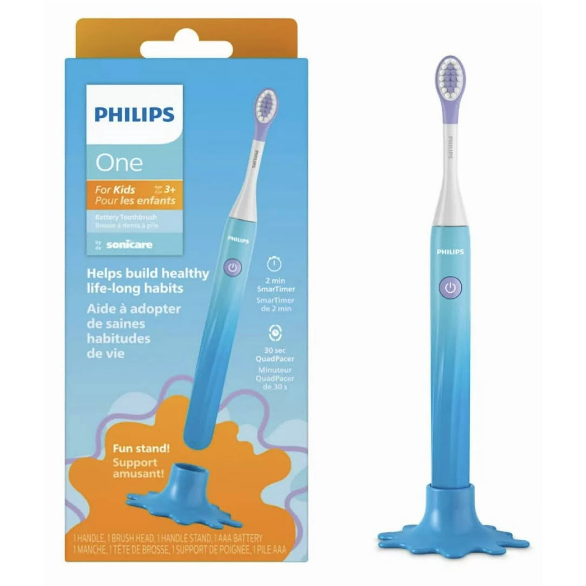 Cepillo De Dientes A Batería Philips One Sonicare Blue Niños