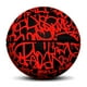 thumbnail image 2 of Balón de Baloncesto de Goma Premium Xcelerate Graffiti Rojo Talla 7, 2 of 2