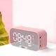 thumbnail image 2 of Radio Reloj Despertador Digital Parlante Bluetooth Y Espejo Rosa, 2 of 3