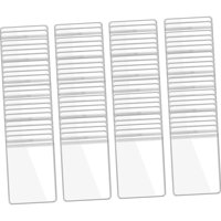 Magideal - 80X Pequeñas Bolsas Transparentes Para Guardar Joyas, Pendientes, Anillos Y Dijes