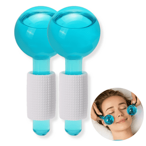 Genérico - Pack 2 Esferas Reafirmante Masajeador Facial Terapia De Frío