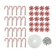 thumbnail image 1 of Decoraciones Para árboles De Navidad Candy Cane Muleta Colgantes Encanto Para Vacaciones 35 Mm Rojo Blanco, 1 of 3
