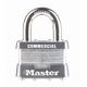 thumbnail image 1 of Padlock Master Lock de acero laminado con doble cierre, paquete de 6, 1 of 1