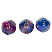Bothyi - Dados De Astrología De 20Mm, Juguetes Multifacéticos, Acrílico De 12 Lados Para Fiestas De Juegos