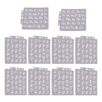 Bothyi - 10 Piezas De Plantillas De Alfabeto, Juego De Plantillas De Pintura De Letras, Decoración Del Hogar Diy